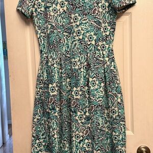 Floral LuLaRoe Amelia Dress XL